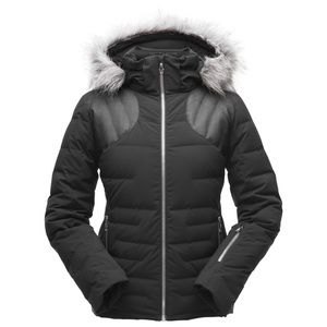 SPYDER Women’s Edyn Insulated Waterproof Down Winter Jacket with Faux Fur Hood SPYDER Women’s Edyn Insulated Waterproof Down Winter Jacket with Faux Fur Hood